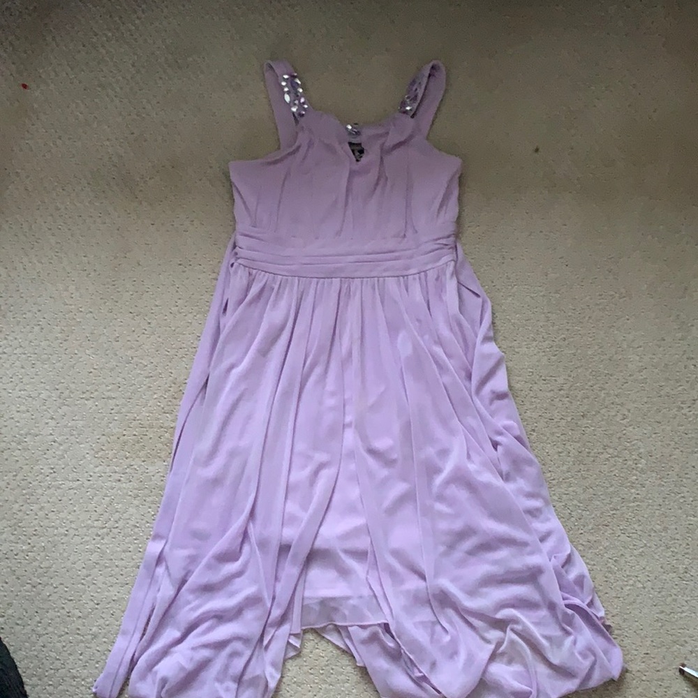 Purple formal dress